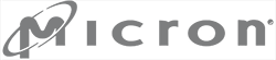 Micron Logo in grey