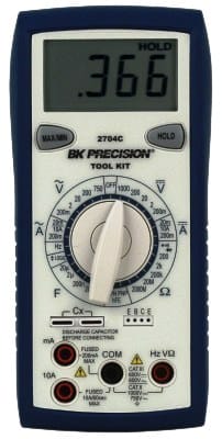 Bkprecision 2704C Manual Ranging Tool Kit Dmm With Transistor Test