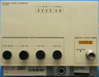 Agilent 70340A Synthesized Signal Generator