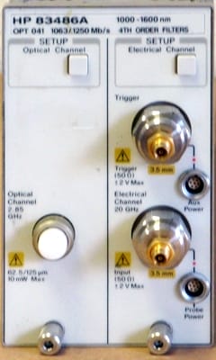 Agilent 83486A Optical/Electrical Plug-In