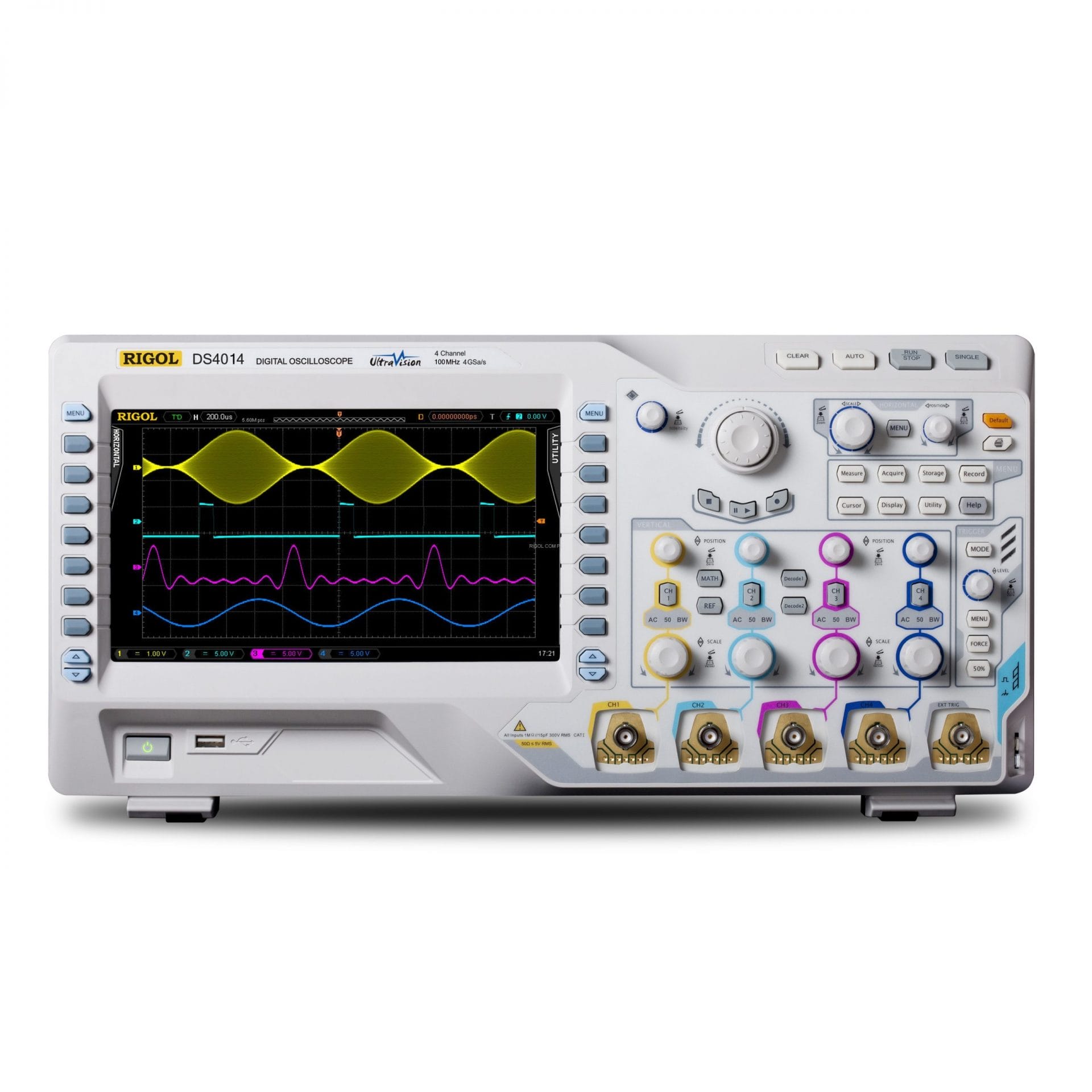 Rigol Ds4014 00 Mhz Digital Oscilloscope
