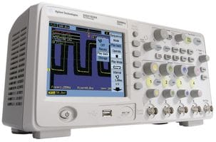 Agilent Dso1014A Oscilloscope, 100 Mhz, 4 Channel