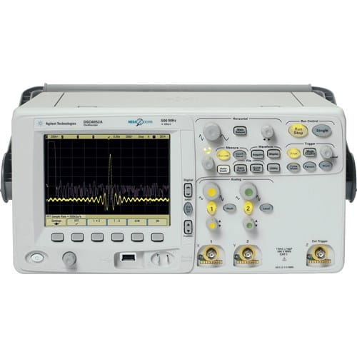 Agilent Dso6052A Oscilloscope: 500 Mhz, 2 Channels