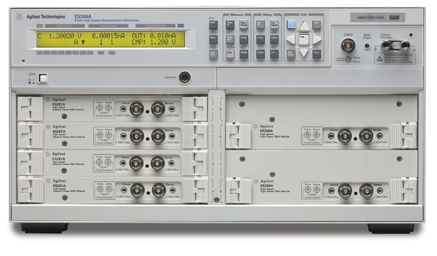 Keysight E5260A Iv Analyzer / 8 Slot Precision Measurement Mainframe