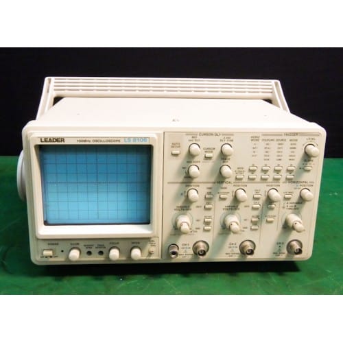 Leader Electronics Ls 8106 100Mhz, 3 Ch Analog Oscilloscope