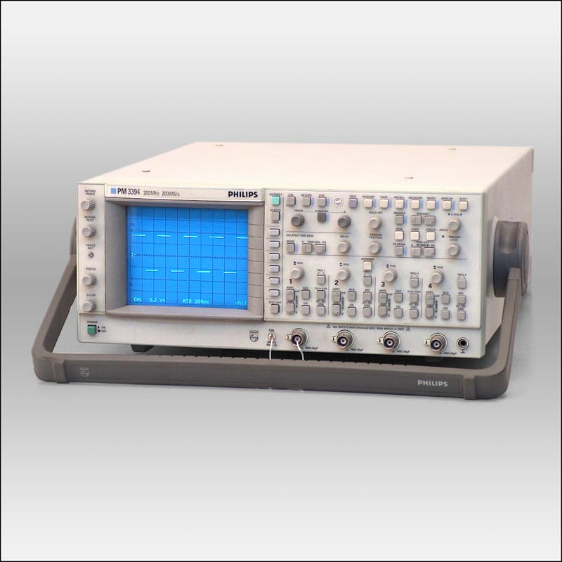 Phillips Pm3394A 200 Mhz, Used Analog/Digital Oscilloscope