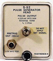 Tektronix S-52 Pulse Generator Head