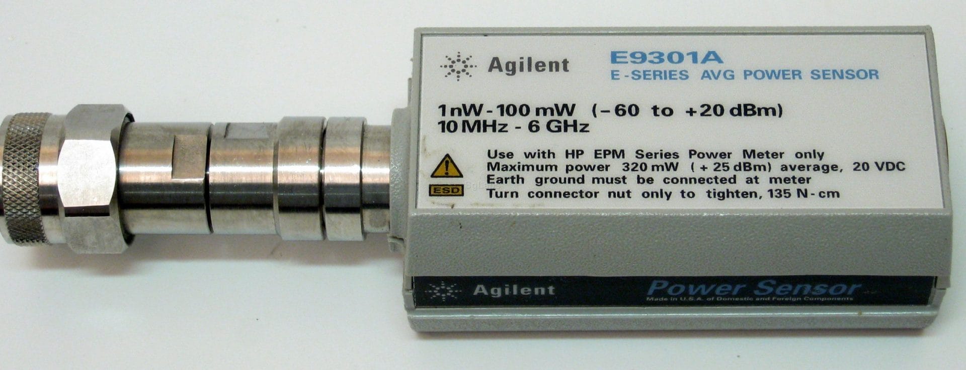 Keysight E9301A E-Series Average Power Sensor 10Mhz-6Ghz
