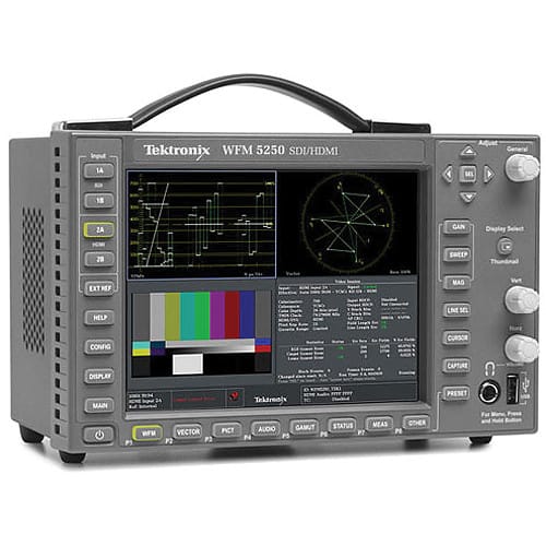 Tektronix Wfm5250 Multiformat Waveform Monitor