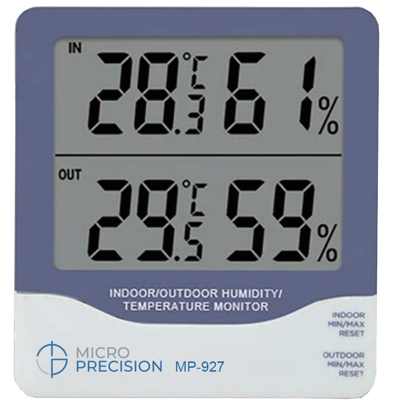 Micro Precision MP-927 Indoor | Outdoor Humidity | Temperature Monitor