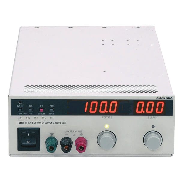 Sorensen XHR100-10-MGA Compact BenchTop DC Power Supply - 1000 W, 0-100 V, 0-10 A - Xantrex