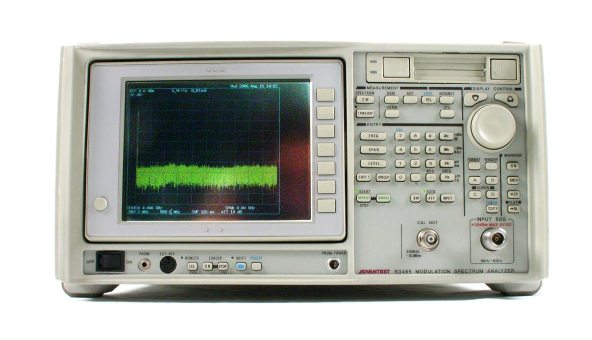 Advantest R3465 Modulation Spectrum Analyzer - 9KHz-8GHz