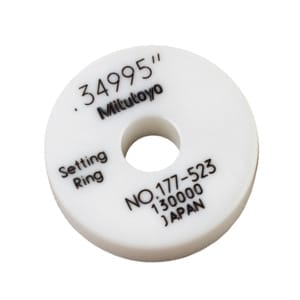 Mitutoyo 177-523 Setting Ring - .35in x .00006in