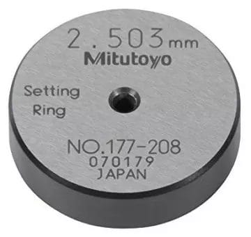 Mitutoyo 177-208 Setting Ring - 2.5mm