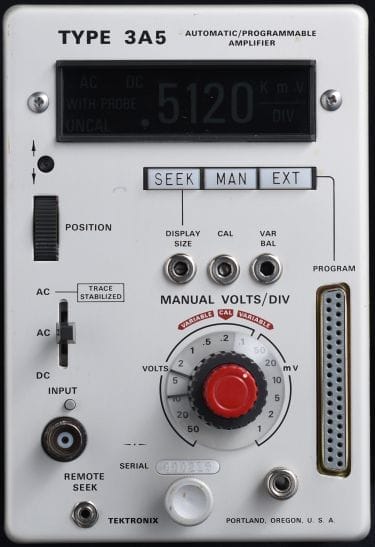TEKTRONIX 3A5 Amplifer - Automatic/Programmable - 15MHz