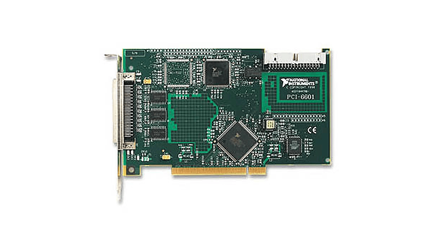 NATIONAL INSTRUMENTS PCI-6601 Counter/Timer 4 up/down 32-bit 20 MHz maximum source frequency (60 MHz with prescalers) Up to 32 digital I/O lines (5 V/TTL)