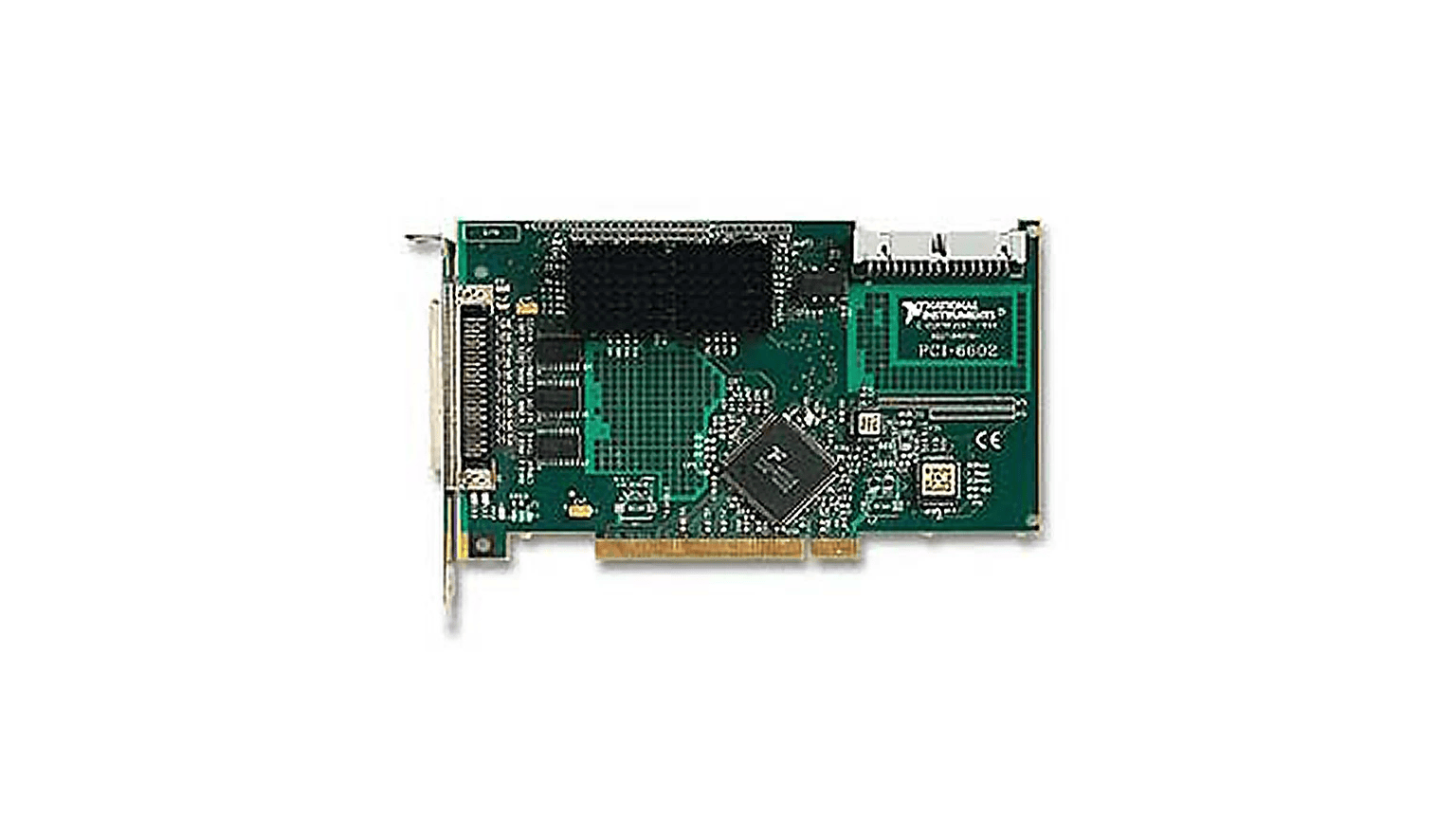 NATIONAL INSTRUMENTS PCI-6602 Counter/Timer 8 up/down 32-bit 80 MHz maximum source frequency (125 MHz with prescalers) Up to 32 digital I/O lines (5 V/TTL)