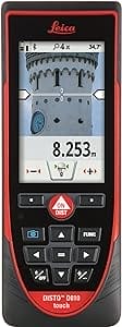Leica DISTO D810 Laser Distance Meter - Max range 660 ft - w/Bluetooth and 1 mm Accuracy