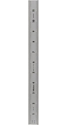 MITUTOYO 185-125 Ruler - Steel - 12 inch