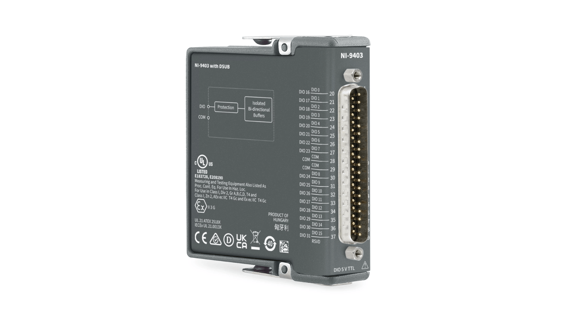 National Instruments NI-9403 C Series Digital I/O Module