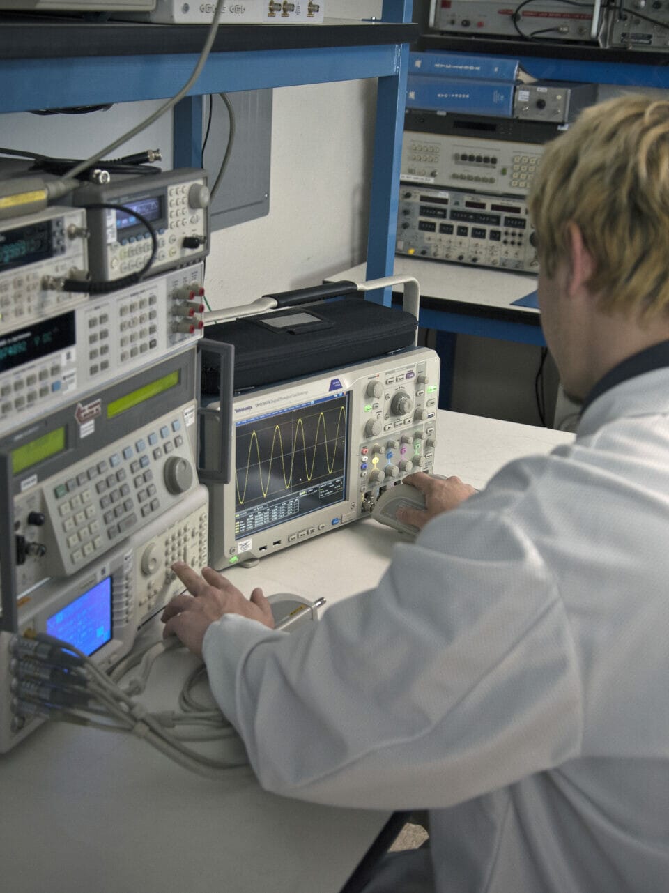 Calibrating equipment in the lab